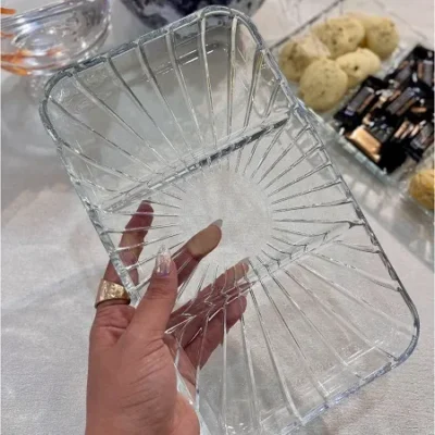 اردوخوری بلور پاشاباغچه مدل 3 خانه کد elegant-54983