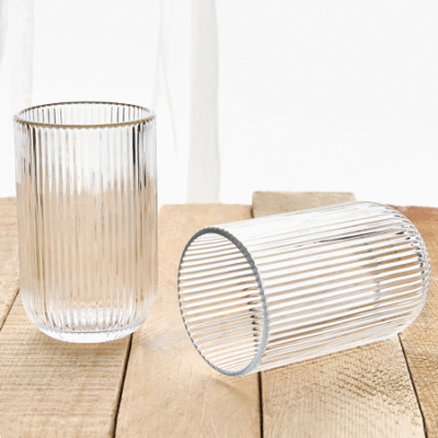 لیوان بلند بلور خطی وارداتی kit-710