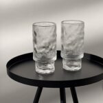 لیوان بلور طرح یخی وارداتی kit-700