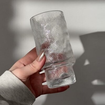 لیوان بلور طرح یخی وارداتی kit-700