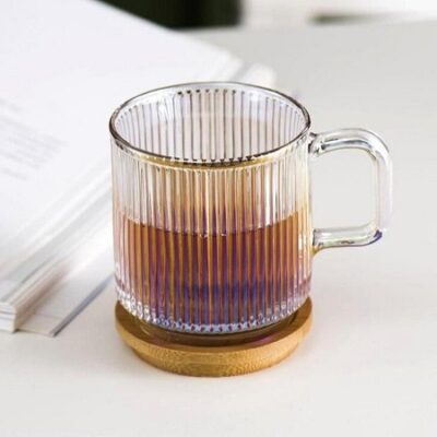 ماگ دسته دار بلور خطی وارداتی kit-711