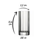 لیوان بلند کریستالی نود پاشاباغچه nude-68013