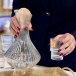 تنگ و نیم لیوان تراشدار 7 پارچه Deli Glass