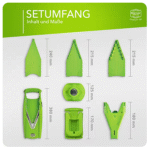 رنده برنر آلمان مدل V5 اصل Borner رنگ سبز