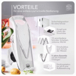 رنده برنر آلمان مدل V5 اصل Borner رنگ سفید