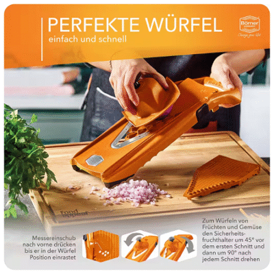 رنده برنر آلمان مدل V5 اصل Borner رنگ نارنجی