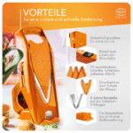 رنده برنر آلمان مدل V5 اصل Borner رنگ نارنجی