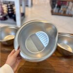 آبکش استیل و برنج‌شور وارداتی KIT-1135