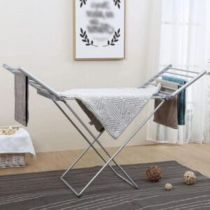 بند رخت برقی هیتر‌دار آلومینیومی آپارتمانی