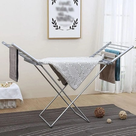 بند رخت برقی گرمایشی جنس آلومینیومی برای آپارتمان