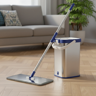 تی تبلتی استیل دو مخزنه زمین شوی kit-1166