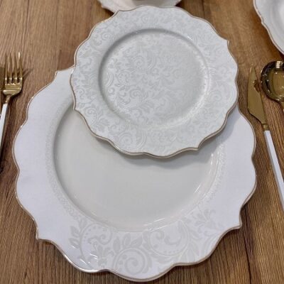 سرویس پذیرایی 6نفره برند kitchenArt مدل white