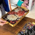 سینی پذیرایی استیل Arow مدل La Natura