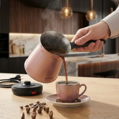 قهوه ساز برقی Schafer مدل Oscar رنگ رزگلد