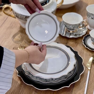 سرویس پذیرایی 6نفره برند KitchenArt مدل Black