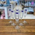 گیلاس پایه بلند دلی گلس 6 تایی Blooming-DSJ0419